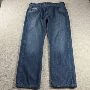 Levis 569 Loose Baggy Relaxed Flap Pocket Jeans Blue Men’s Size 36 x 32